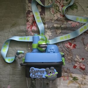 Blue and Black Super Oou Water Bottle